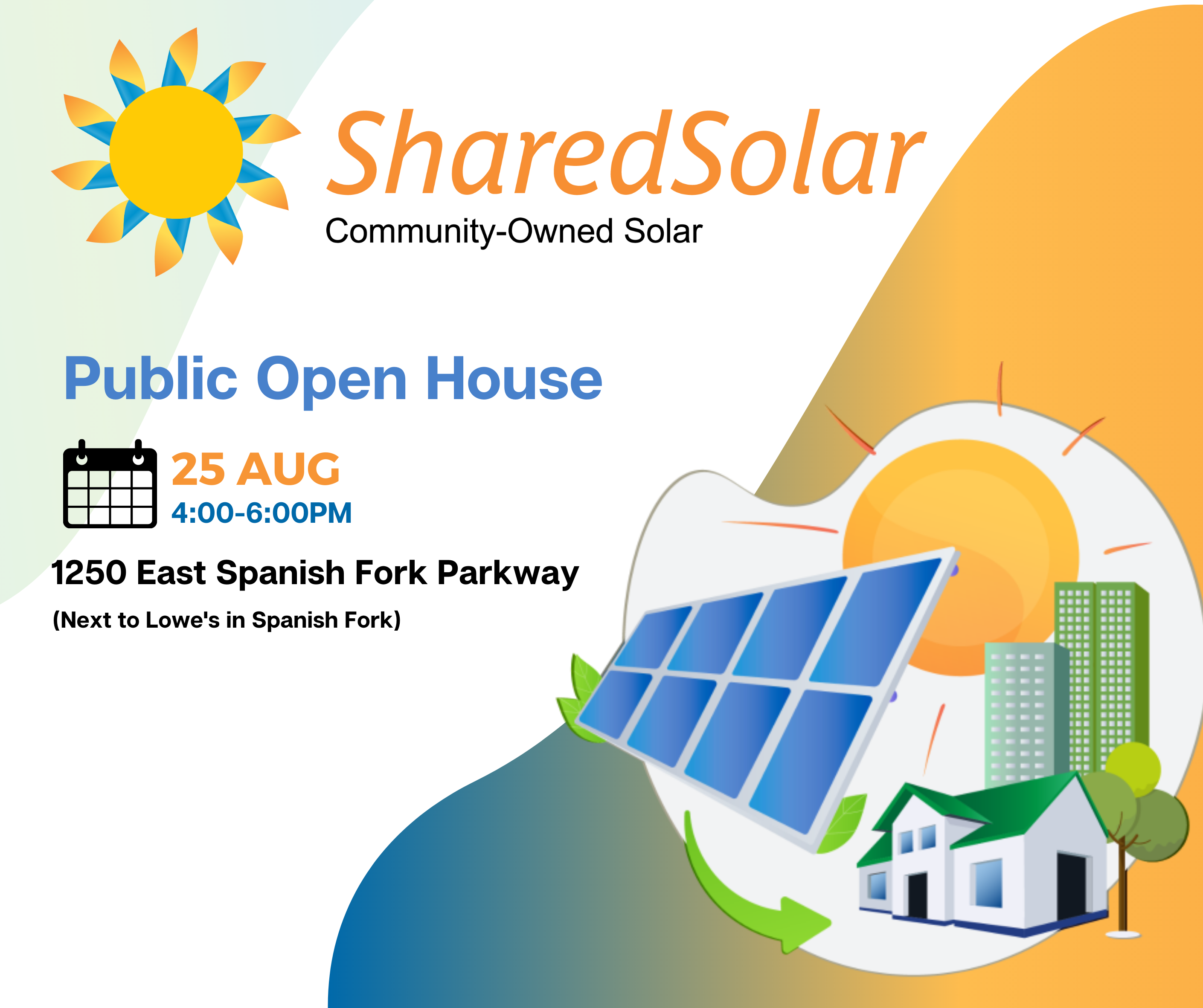 Shared Solar Open House template 1